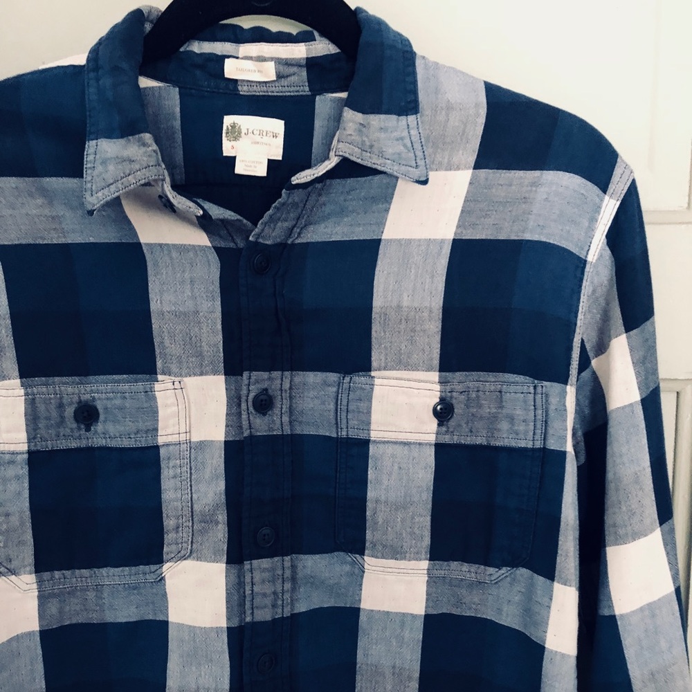 J.Crew Long Sleeve Plaid Shirt